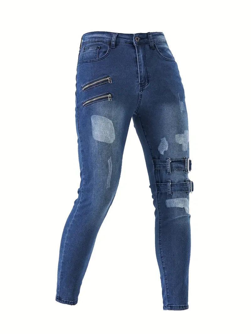 Men's Pant Jeans Slim Fit washed